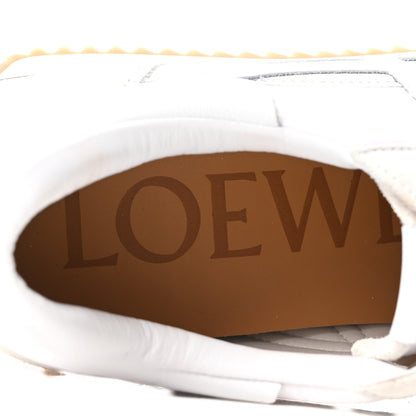 Loewe Nylon Suede Mens Flow Retro Runner Sneakers 45 White 8 of 9