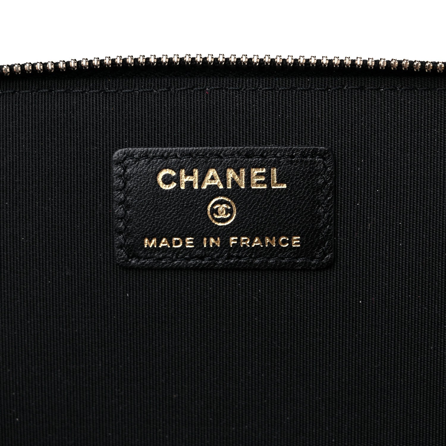 Chanel Lambskin Quilted Small Top Handle Vanity Case With Chain Black 6 of 10