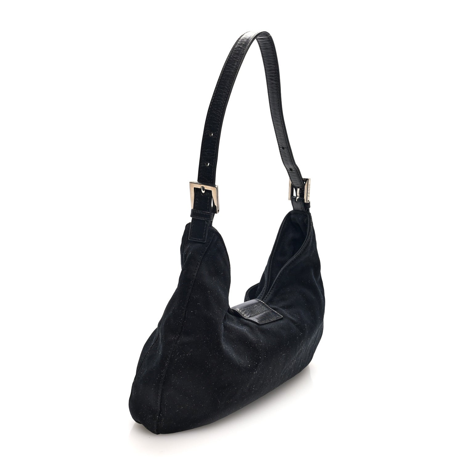 Fendi Neoprene Shoulder Bag Black 5 of 18