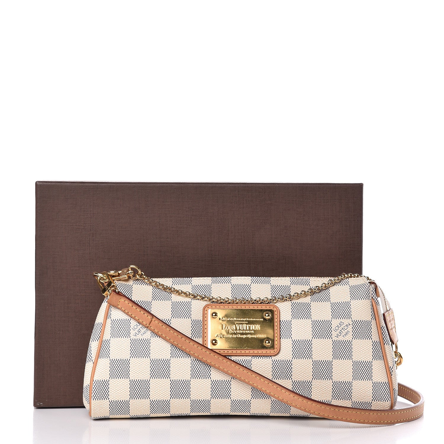 Louis Vuitton Damier Azur Eva Clutch 11 of 11