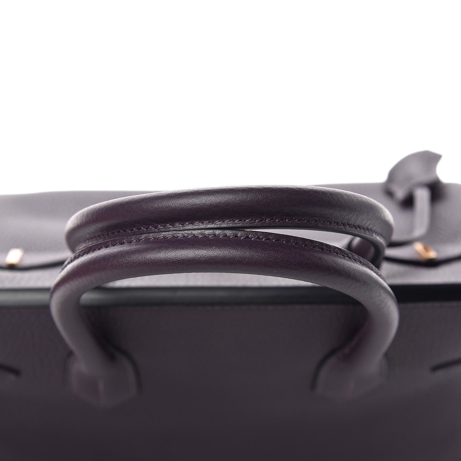 Hermes Taurillon Clemence Birkin 30 Raisin 10 of 39