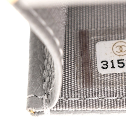 Chanel Caviar Quilted Miss Coco Clutch With Chain Grey 8 of 12