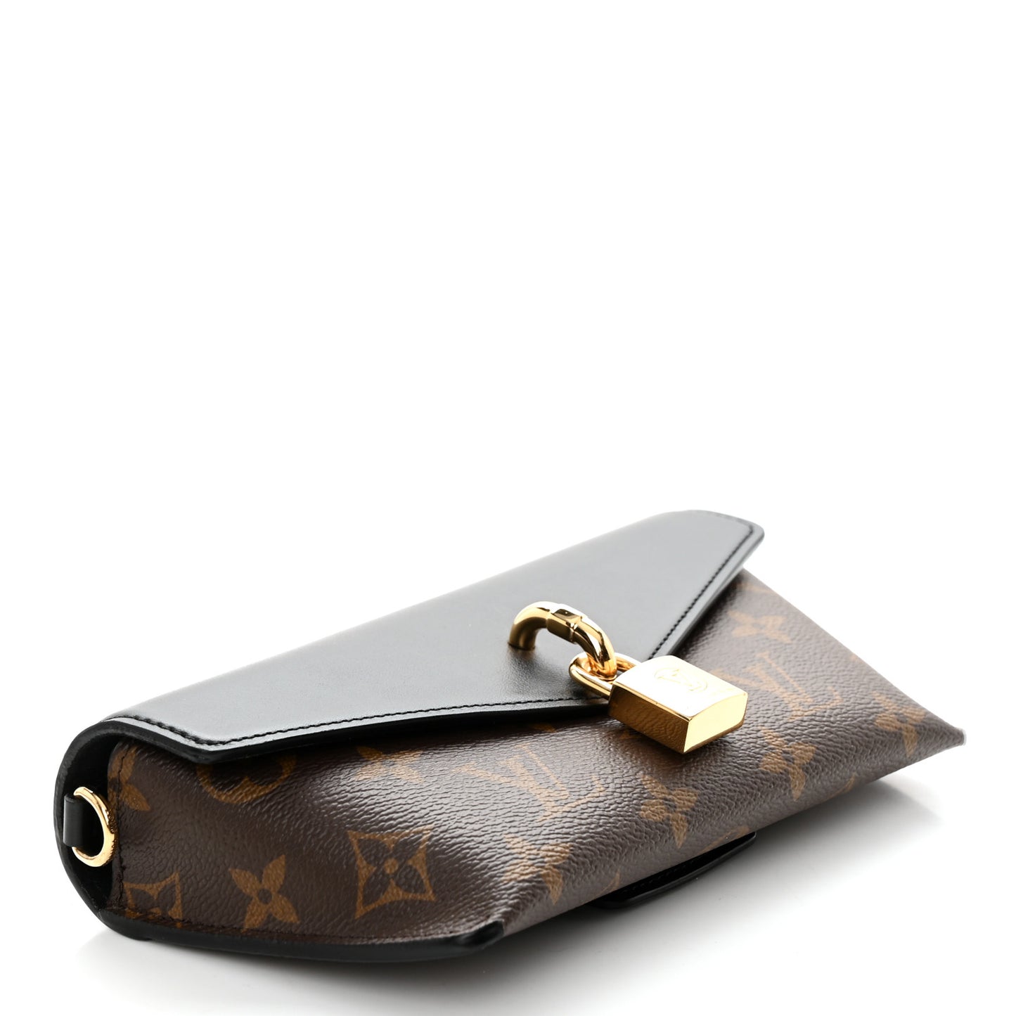 Monogram Padlock On Strap Black