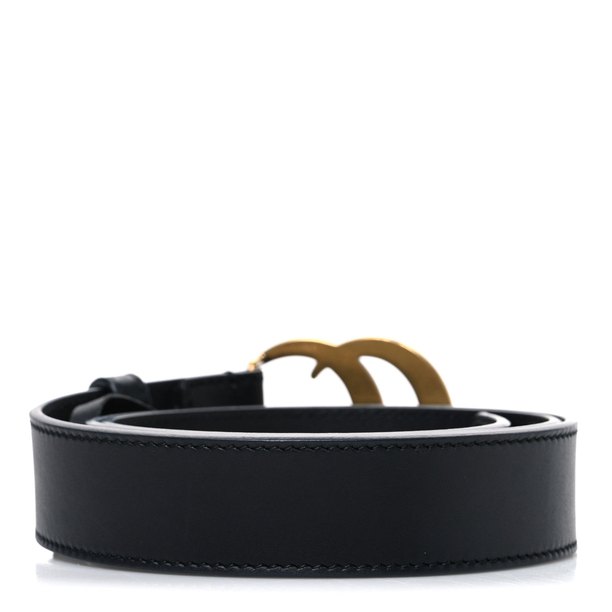 Gucci Calfskin Double G 30mm Belt 85 34 Black 2 of 5