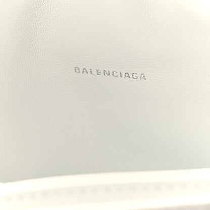 Balenciaga Crushed Calfskin Quilted Medium Crush Chain Bag Optic White 6 of 8