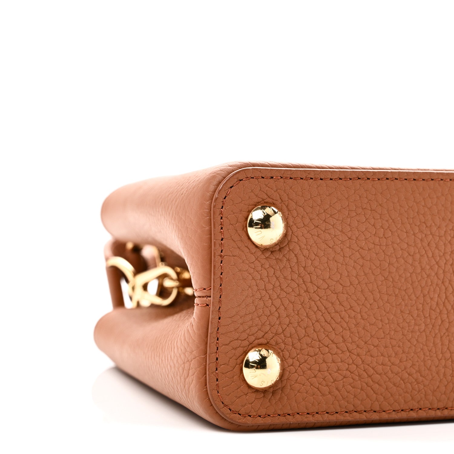 Louis Vuitton Taurillon Capucines BB Tan 8 of 9