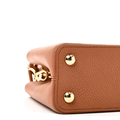 Louis Vuitton Taurillon Capucines BB Tan 8 of 9