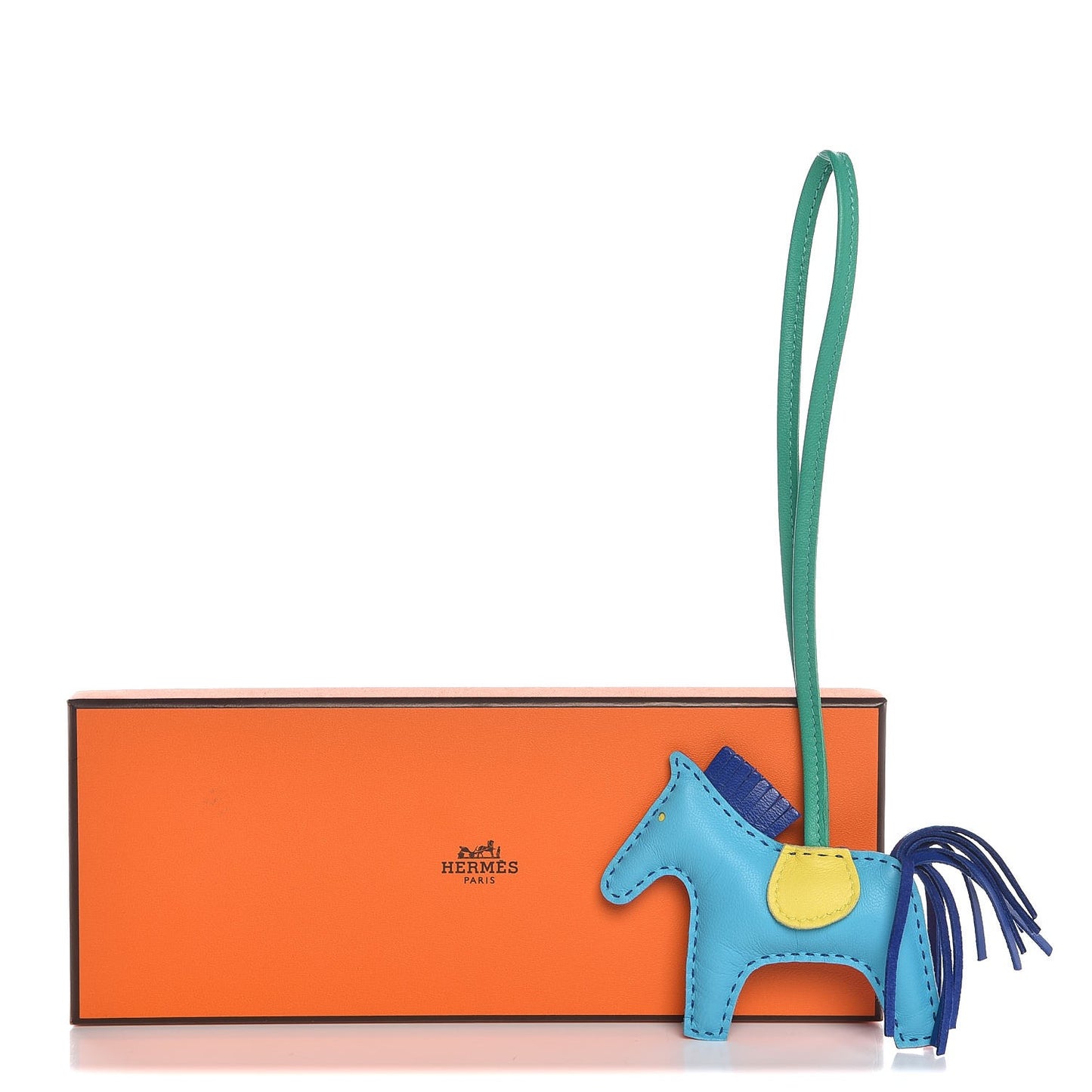 Milo Lambskin Grigri Rodeo Horse Bag Charm PM Rose Shocking Bleu Azteque Bleu Electrique Menthe Soufre Violet
