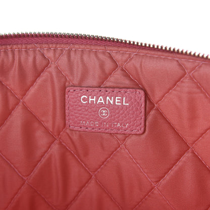 Chanel Caviar Quilted Large Cosmetic Case Rose Pink 7 of 9