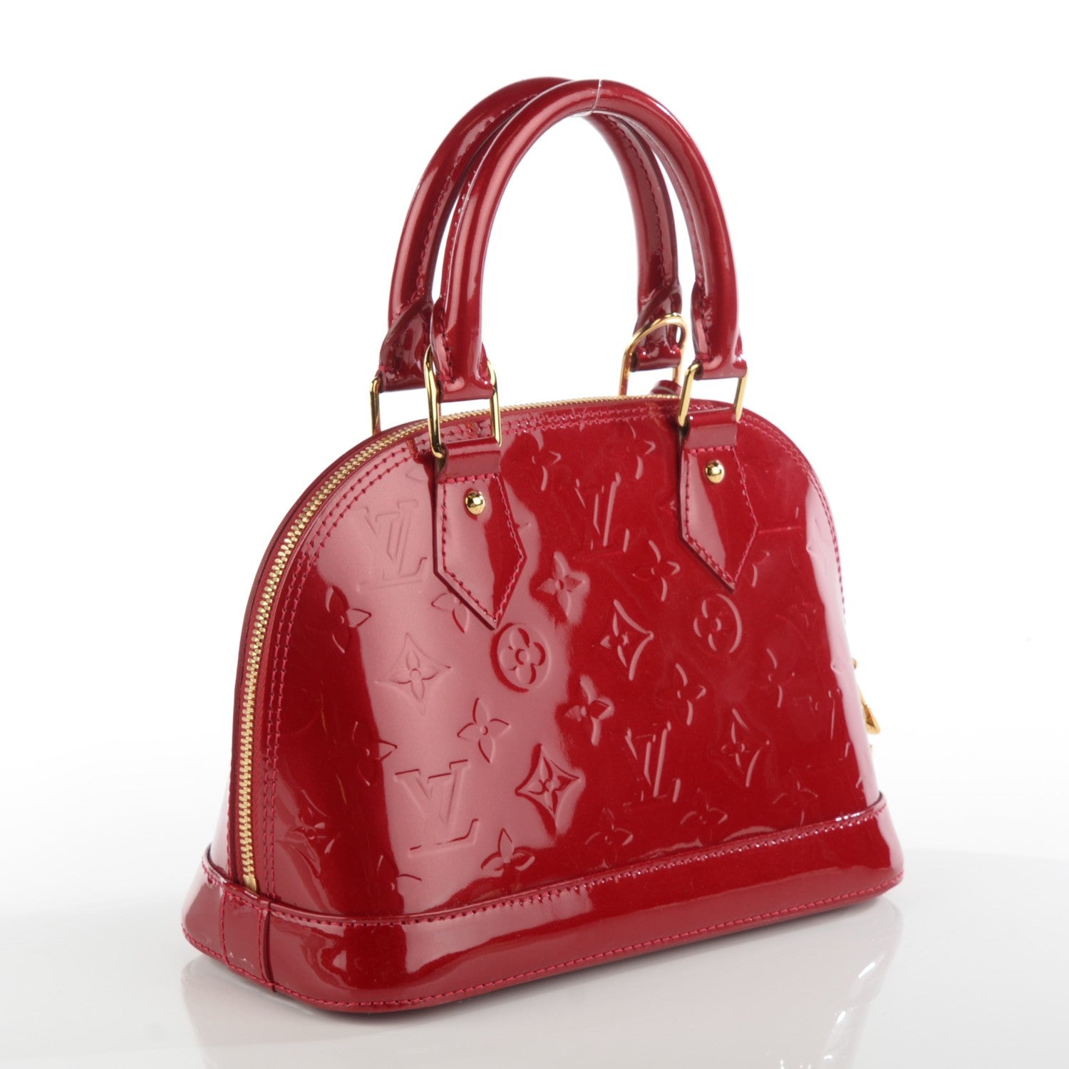 Louis Vuitton Vernis Alma BB Cherry 3 of 7
