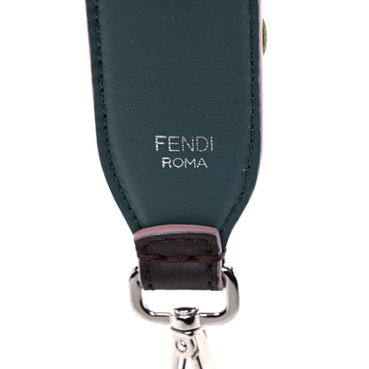 Fendi Vitello Dolce Flowerland Studded Strap You Moresco Malachite 4 of 5