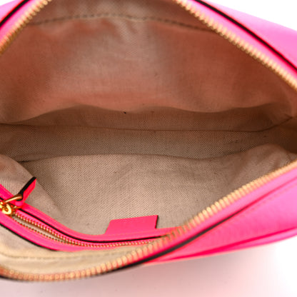 Gucci Canvas Flora Floral Shoulder Bag White Fuchsia Fluo 15 of 46