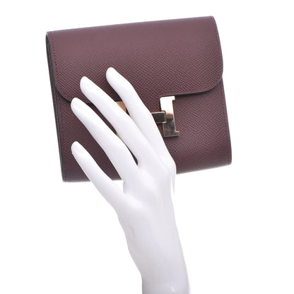 Hermes Epsom Constance Short Wallet Bordeaux 2 of 6