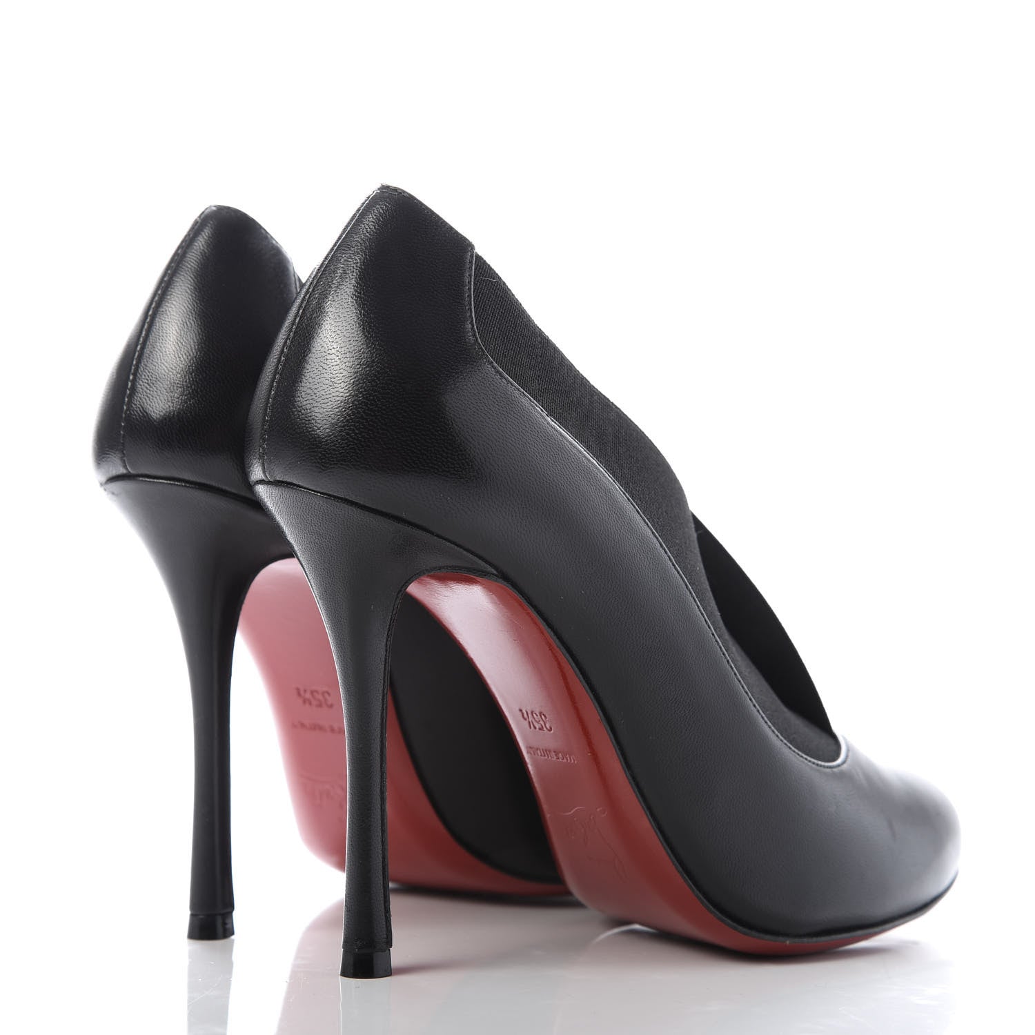 Christian Louboutin Shiny Nappa Toot Couverte 100 Pumps 35.5 Black 4 of 8
