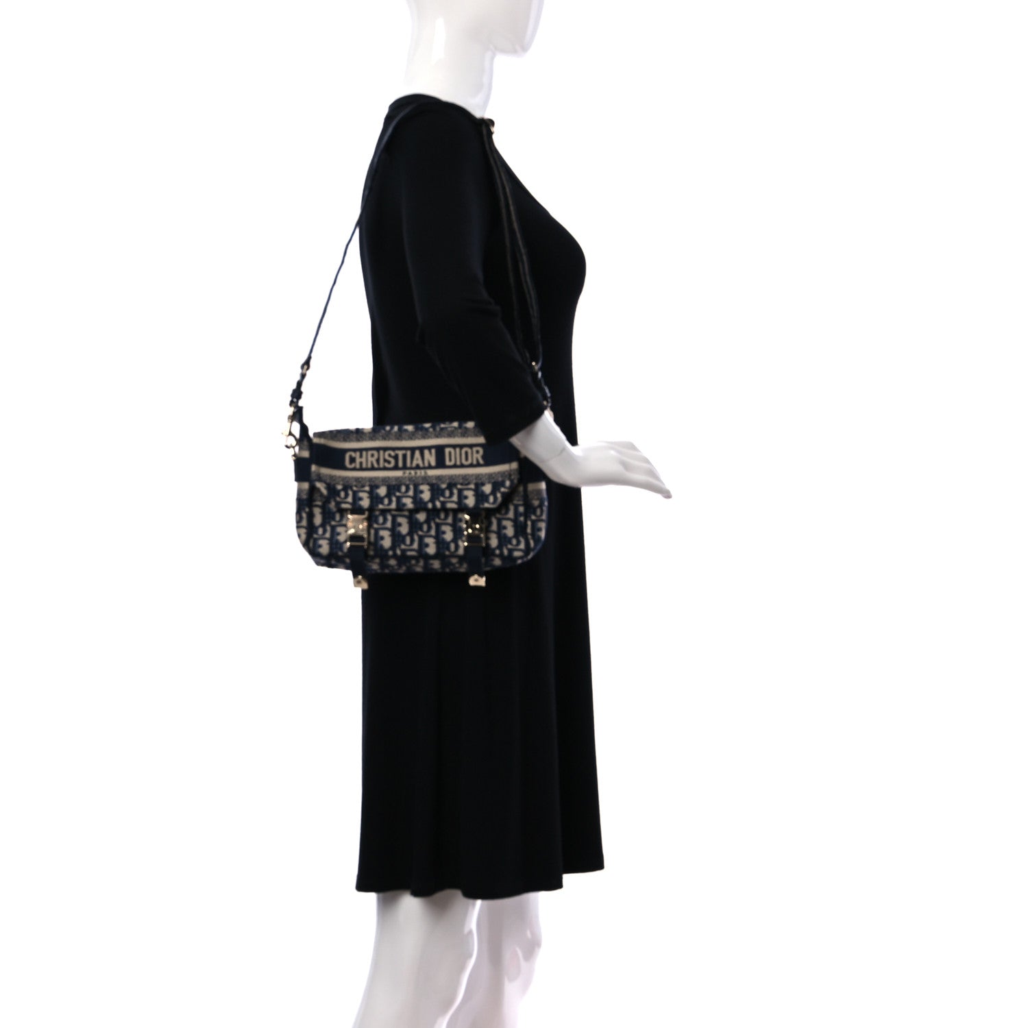 Christian Dior Oblique Small Diorcamp Messenger Blue 2 of 7