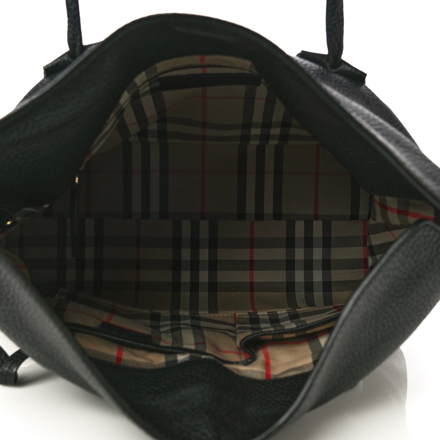 Burberry London Grainy Calfskin Medium Baynard Tote Black 5 of 14