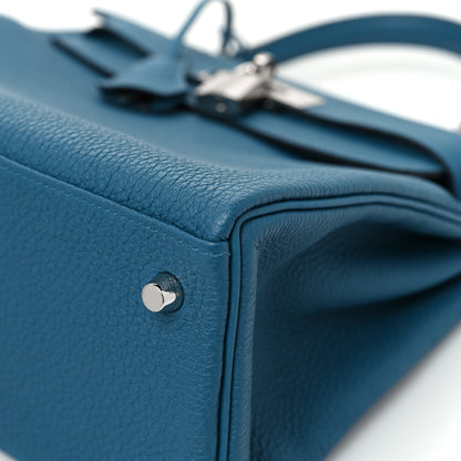 Hermes Togo Kelly Retourne 28 Bleu De Galice 10 of 13