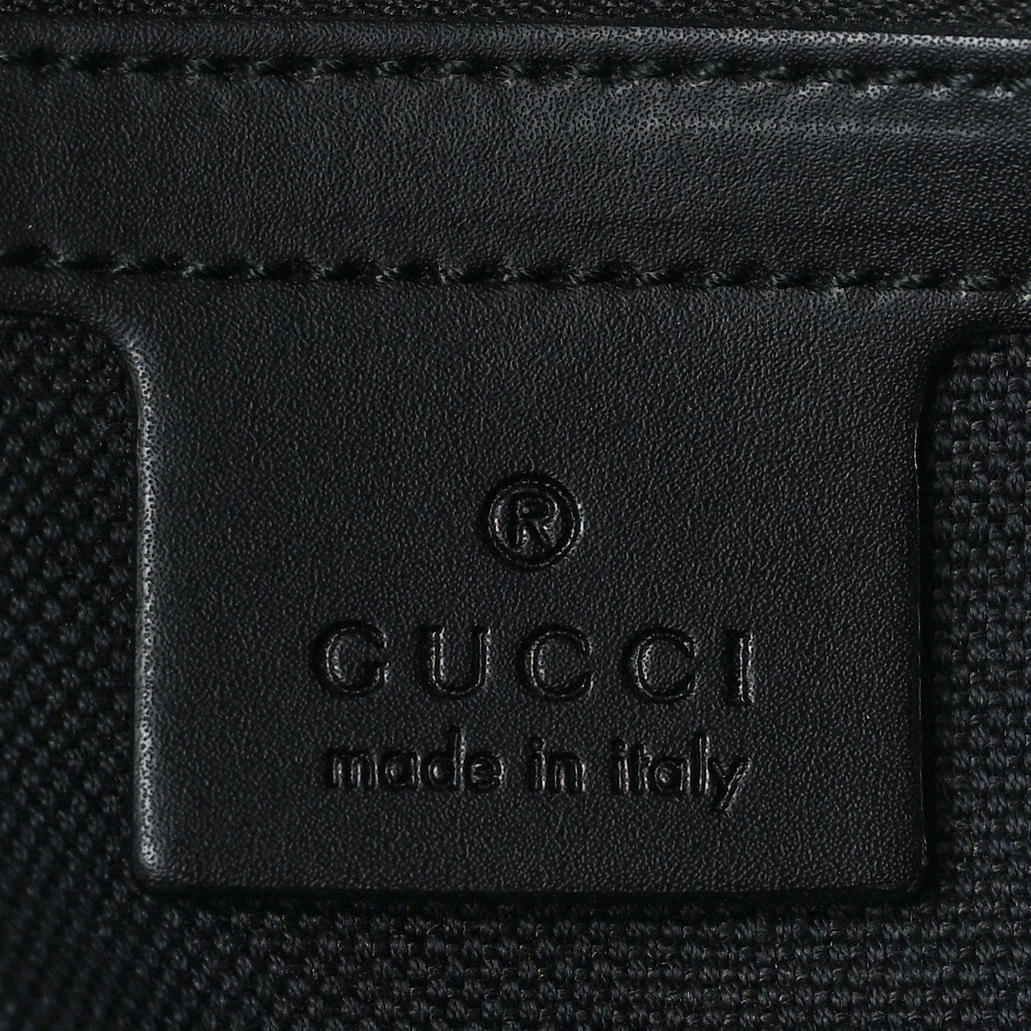 Gucci GG Supreme Monogram Appia Calfskin Web Flat Messenger Bag Black Grey 6 of 9