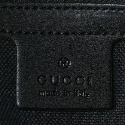 Gucci GG Supreme Monogram Appia Calfskin Web Flat Messenger Bag Black Grey 6 of 9