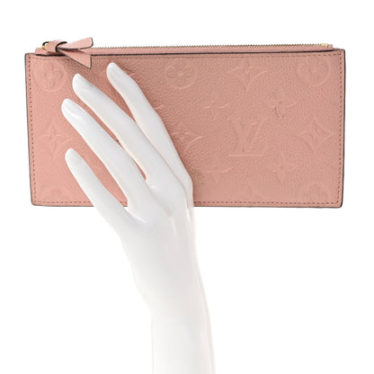 Louis Vuitton Empreinte Felicie Chain Wallet Zippered Insert Rose Poudre 2 of 7
