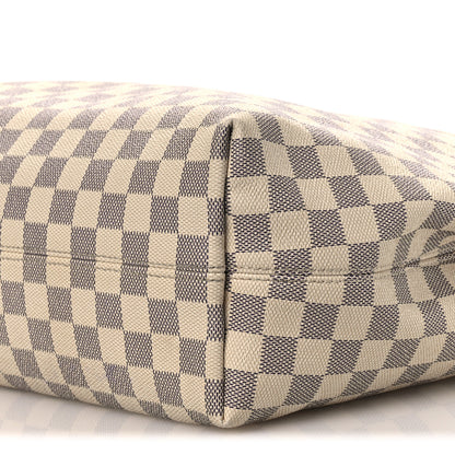 Louis Vuitton Damier Azur Graceful MM Rose Ballerine 10 of 16