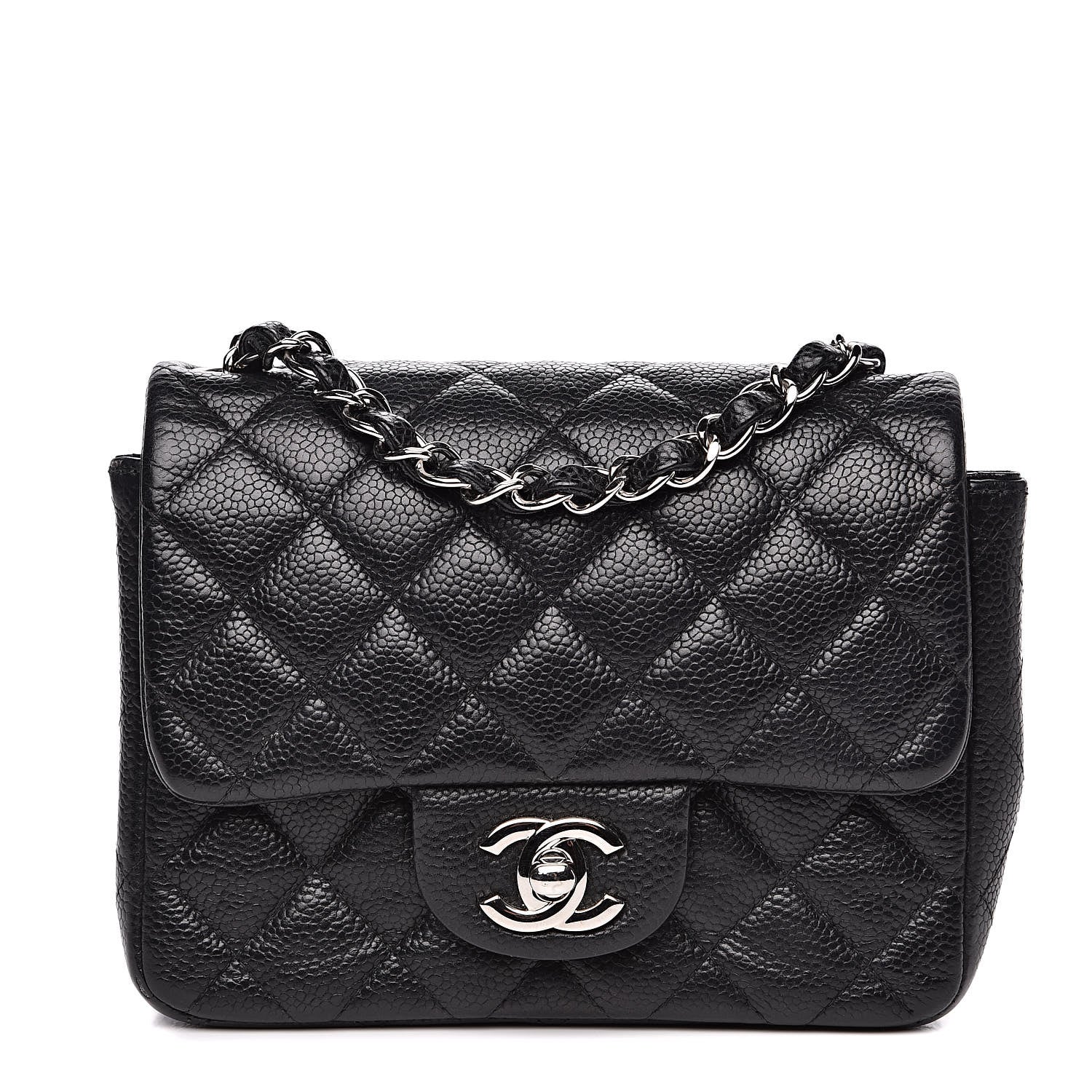 Chanel Caviar Quilted Mini Square Flap Black 1 of 11