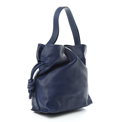 Loewe Calfskin Flamenco Knot Bag Navy 3 of 9