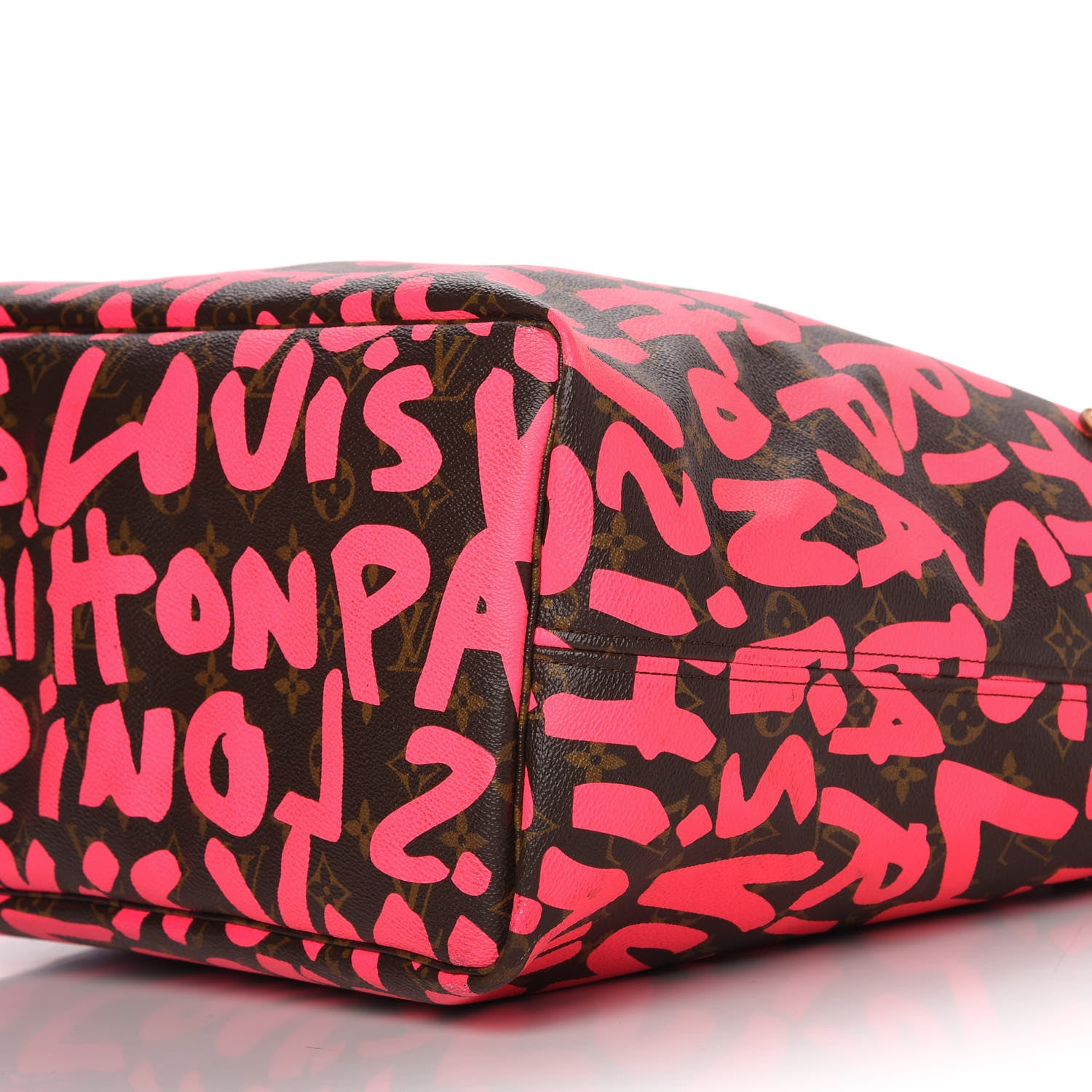 Louis Vuitton Monogram Graffiti Neverfull GM Fuchsia 7 of 11