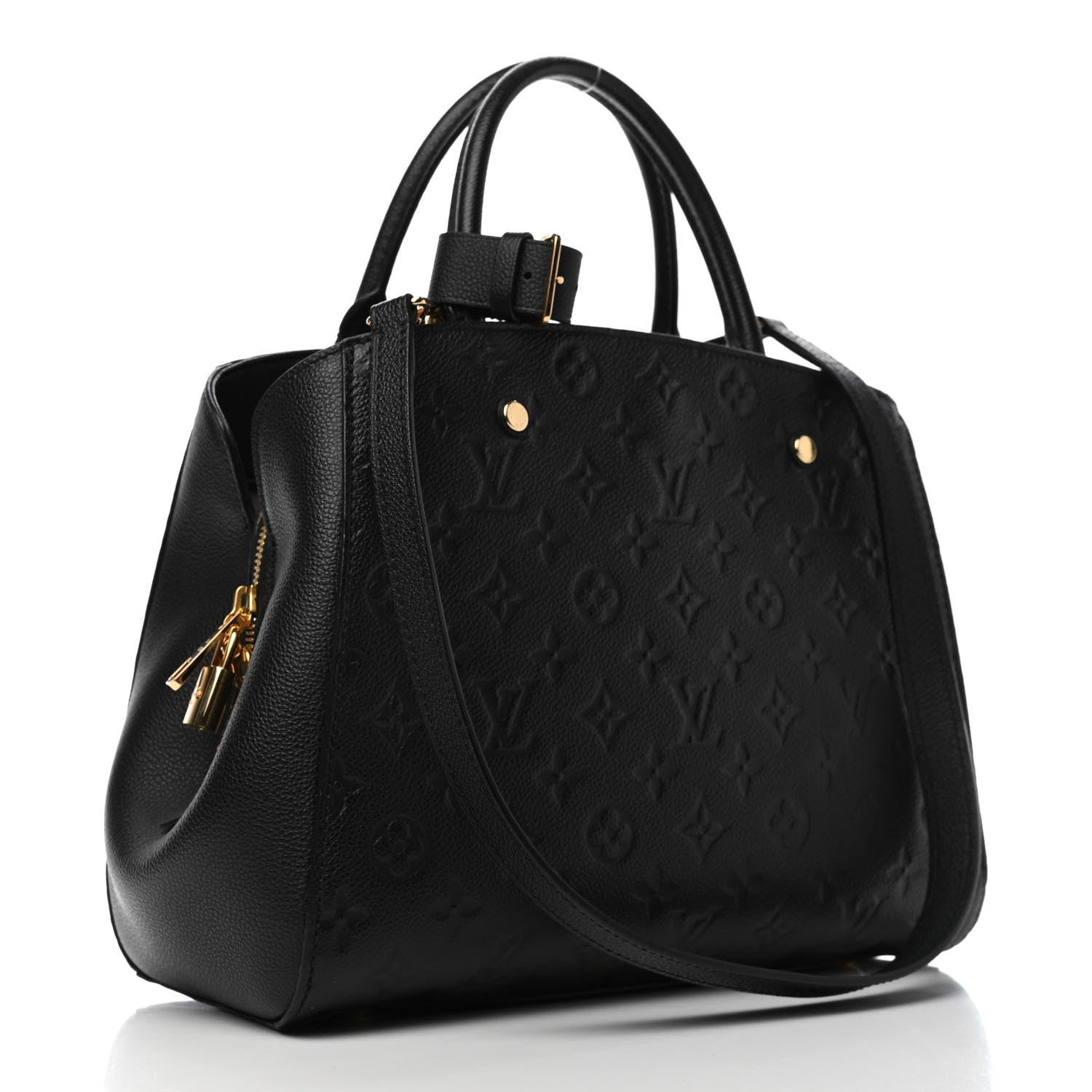 Louis Vuitton Empreinte Montaigne MM Black 2 of 4