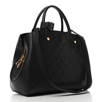 Louis Vuitton Empreinte Montaigne MM Black 2 of 4