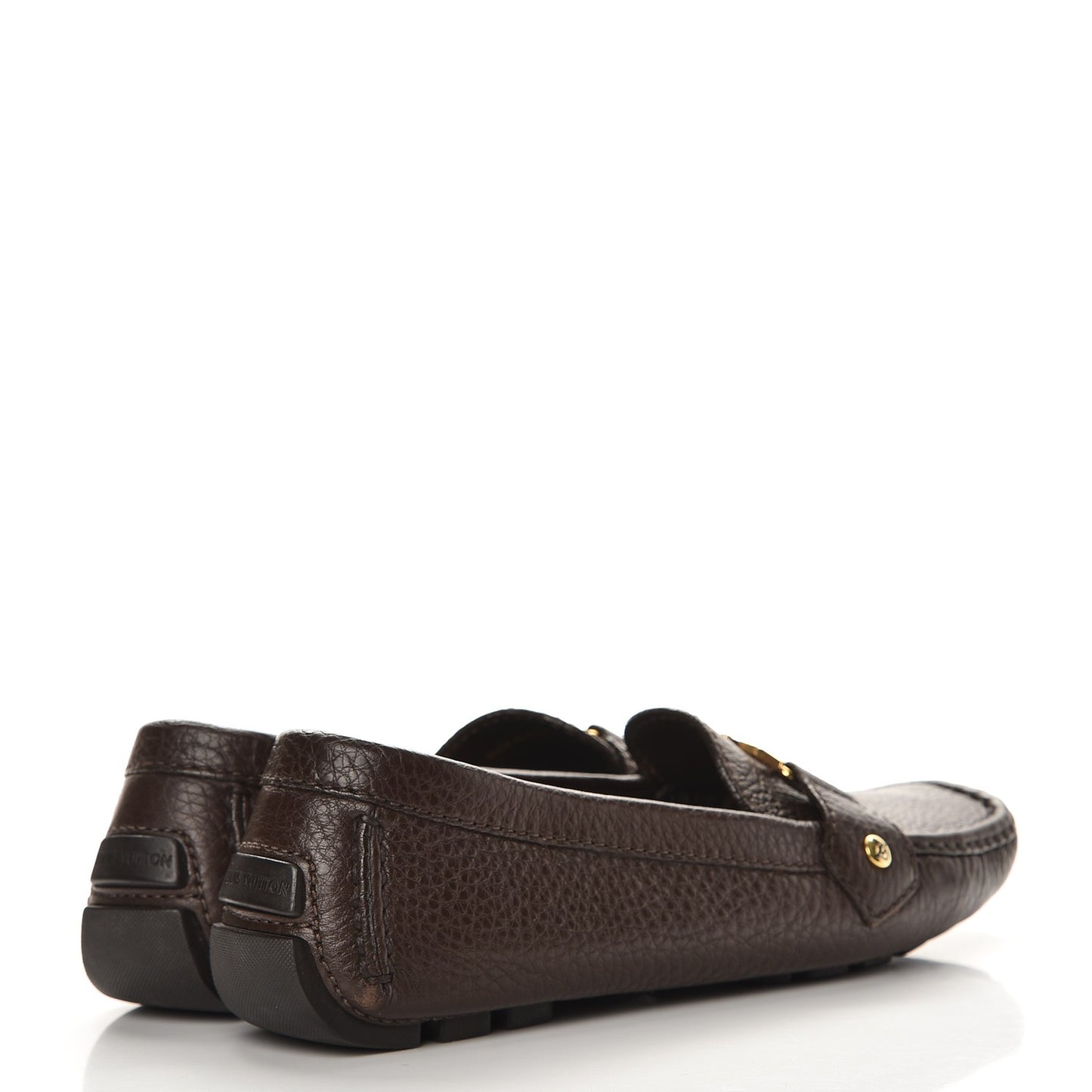 Calfskin Monte Carlo Moccasin Loafers 38.5 Cacao