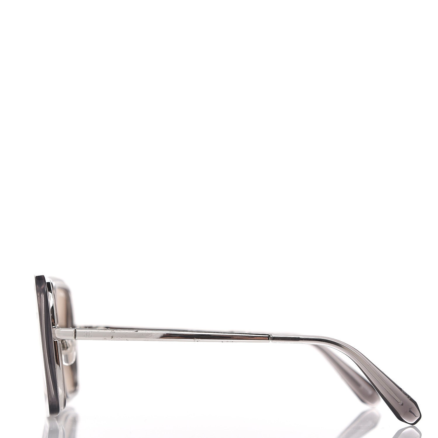 Chanel Mirror Square Sunglasses 4240 Grey 2 of 6