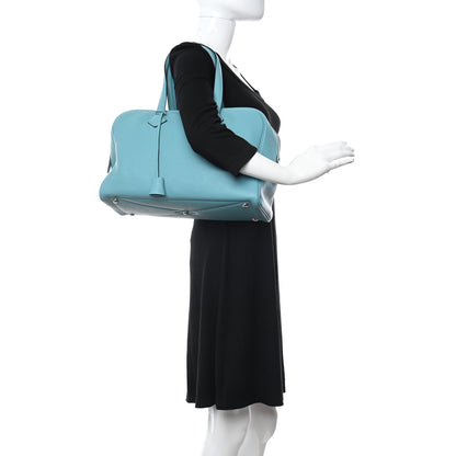 Hermes Taurillon Clemence Victoria II 35 Bleu Saint Cyr 3 of 9