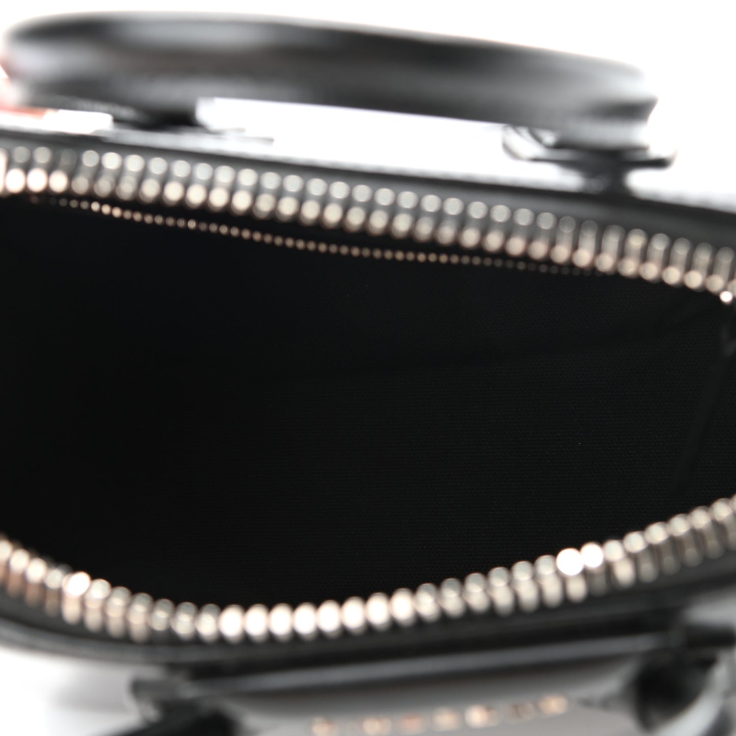 Shiny Lord Calfskin Mini Antigona Black