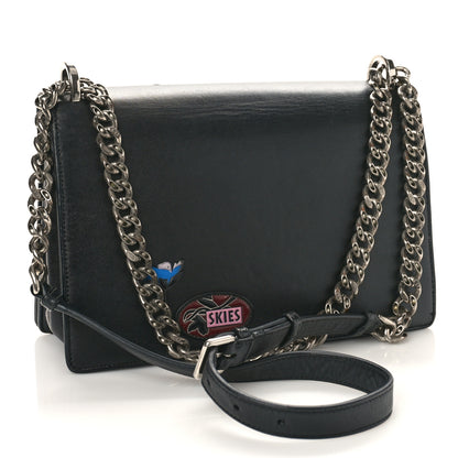 Christian Dior Calfskin Paradise Diorama Flap Bag Black 2 of 8