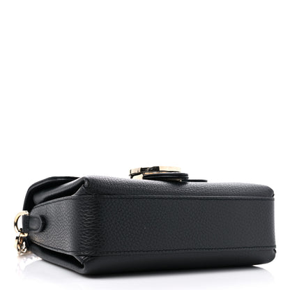 Gucci Dollar Calfskin Interlocking G Crossbody Bag Black 4 of 10