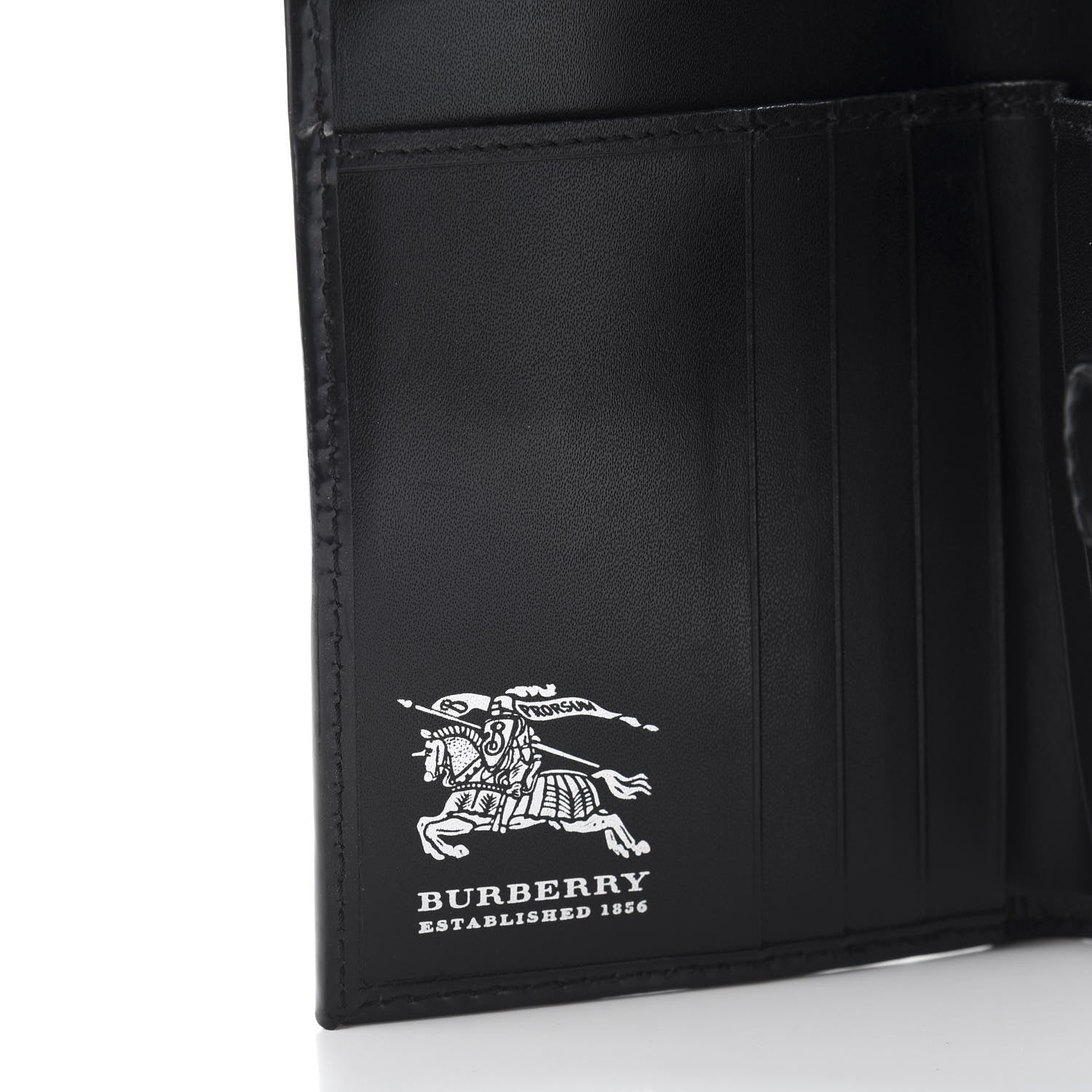 Burberry Nova Check Penrose Compact Wallet Black 8 of 12