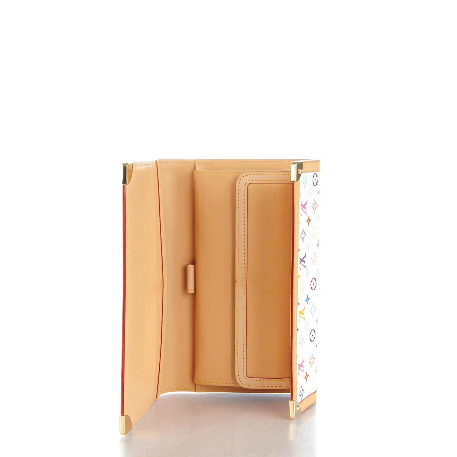 Louis Vuitton Monogram Multicolor Porte Tresor International Wallet White 5 of 7