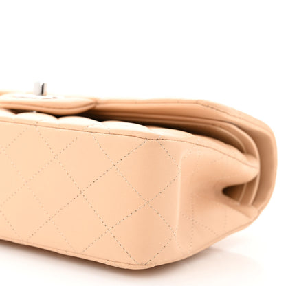 Chanel Lambskin Quilted Small Double Flap Beige 10 of 11