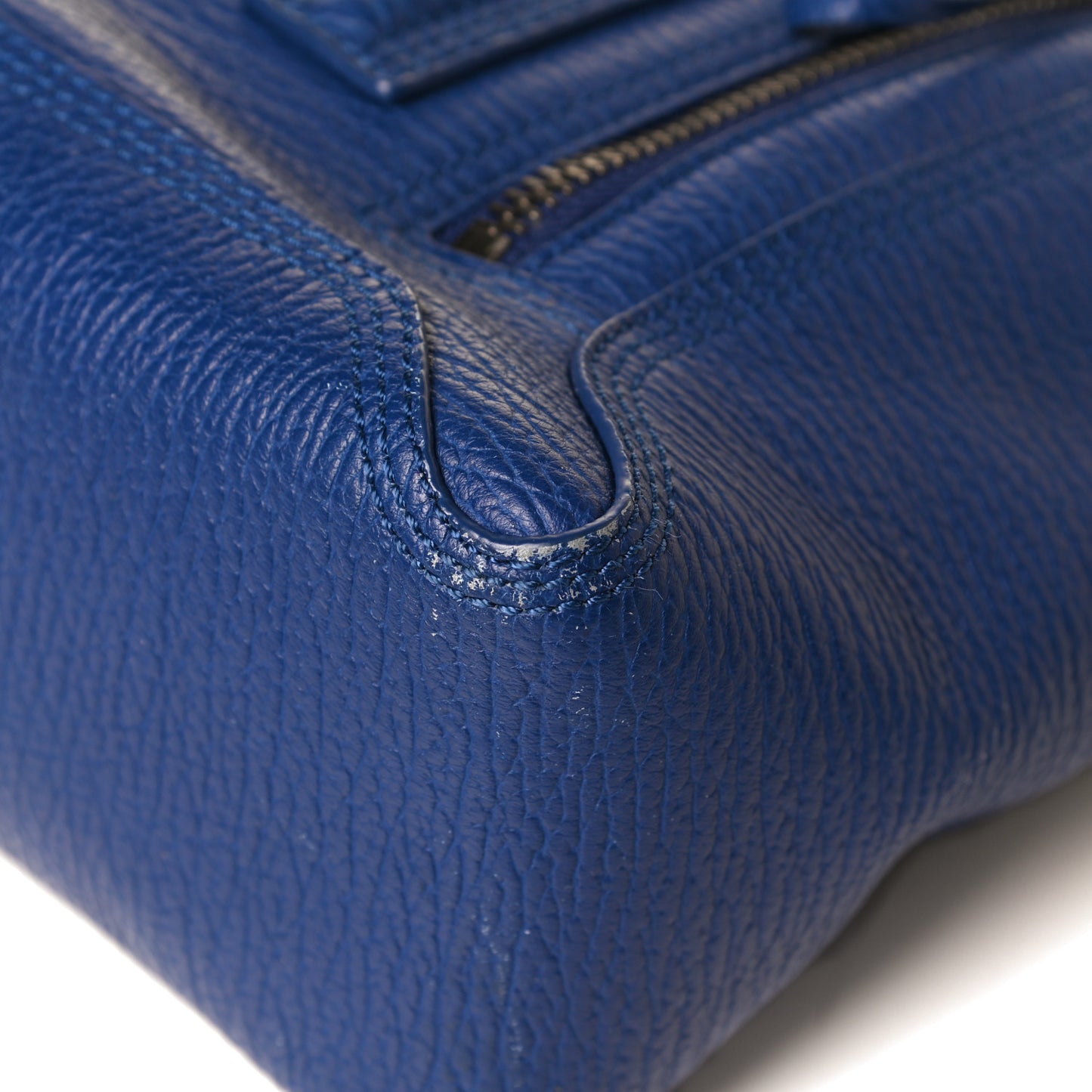 Textured Calfskin Medium Pashli Satchel Cobalt