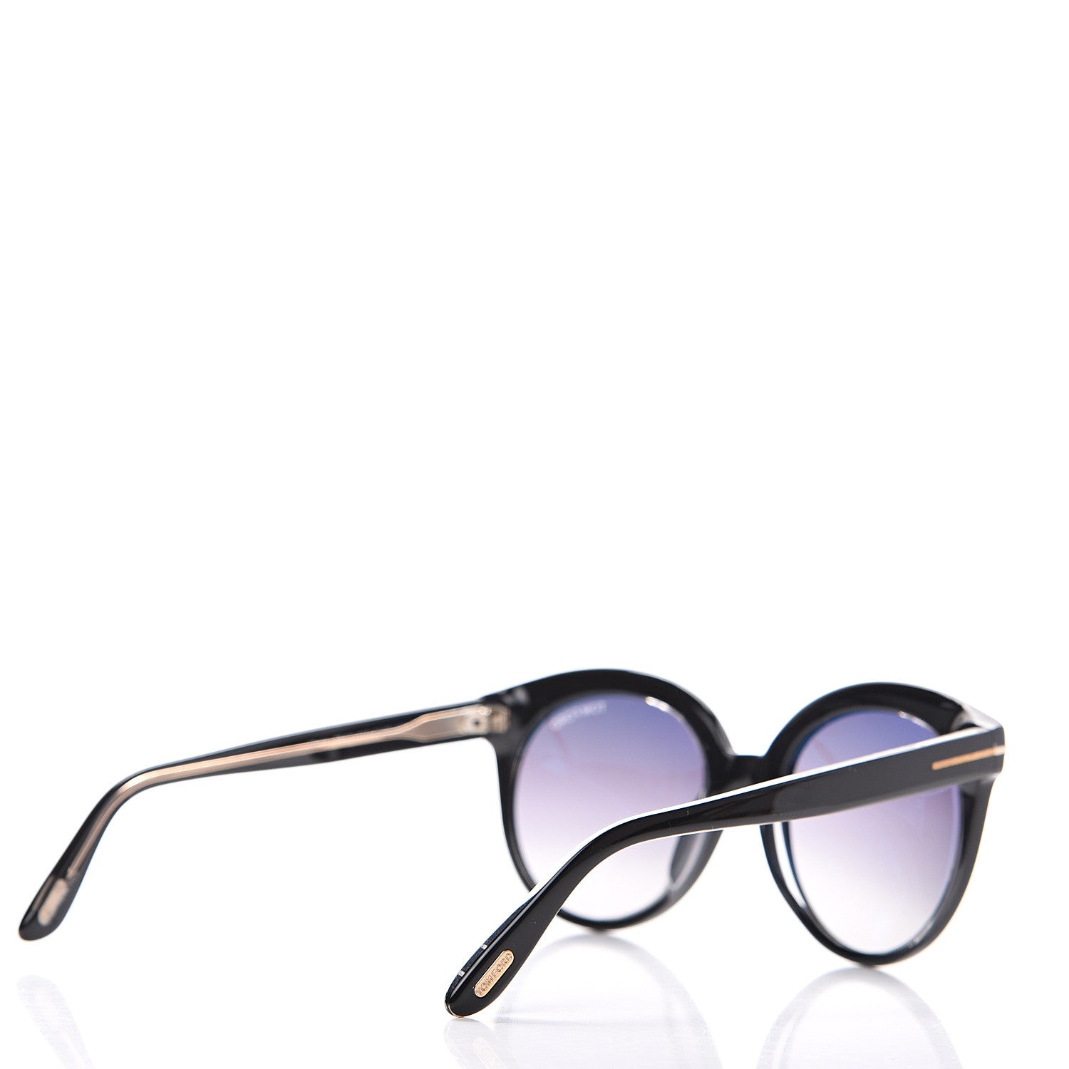 Tom Ford Monica Round Sunglasses TF429 Black 3 of 6