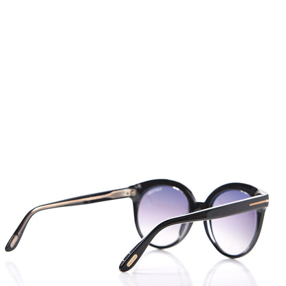 Tom Ford Monica Round Sunglasses TF429 Black 3 of 6