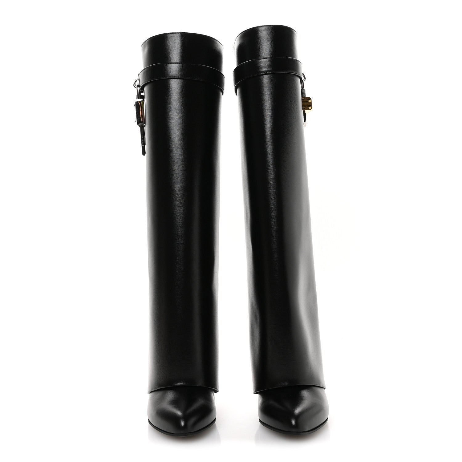 Givenchy Calfskin Shark Lock Pant Boots 38 Black 1811393