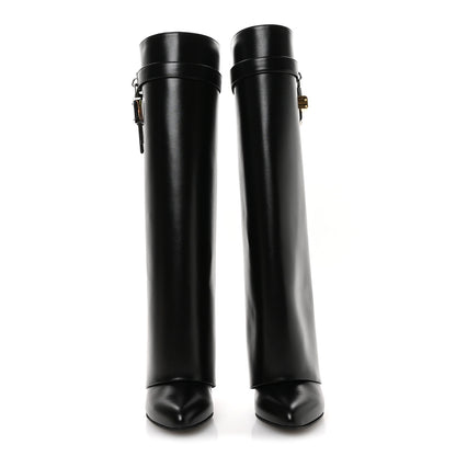 Givenchy Calfskin Shark Lock Pant Boots 38 Black 2 of 6