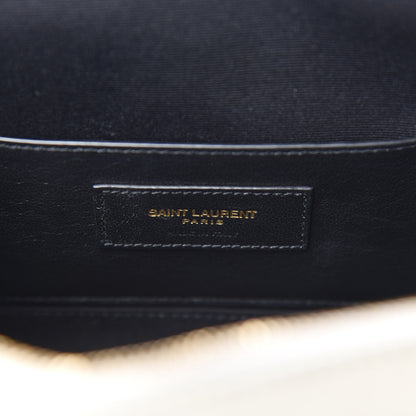 Saint Laurent Lambskin Matelasse Vicky Monogram Belt Bag Crema Soft 6 of 8