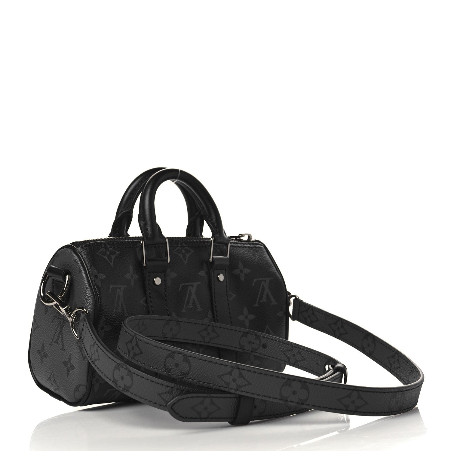 Louis Vuitton Reverse Monogram Eclipse Keepall XS Black 3 of 6