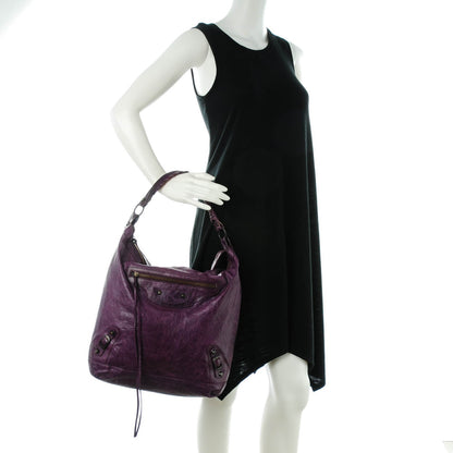 Balenciaga Agneau Day Hobo Raisin 2 of 7
