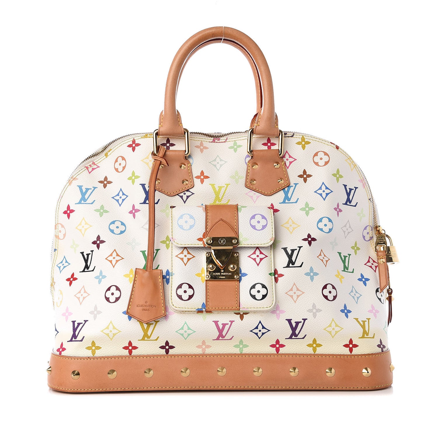 Monogram Multicolor Alma GM White