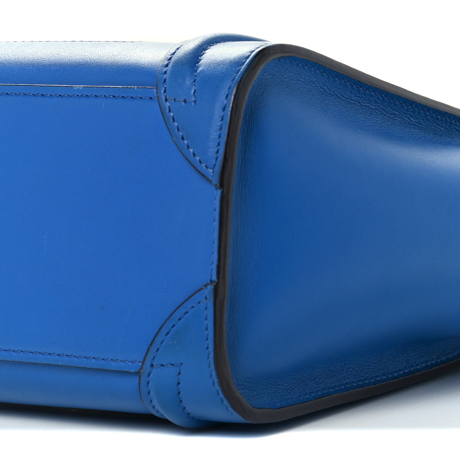 Celine Smooth Calfskin Nano Luggage Royal Blue 8 of 9