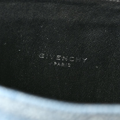Givenchy Washed Denim Shark Lock Pant Boots 37 Blue 9 of 9